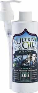  Ultra Oil Dogs Skin & Coat Supplement with Hempseed Oil Bottle  - Picture 1 of 1