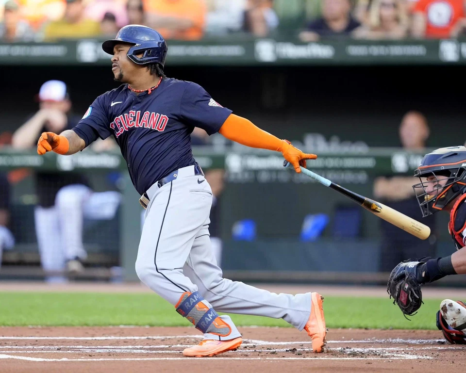 8x10 Photo JOSE RAMIREZ Cleveland Guardians Indians All-Star - Image 1 of 1