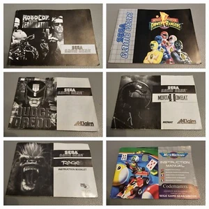 Game Gear - Instruction Manuals - Booklets - Robocop Power Rangers Judge Dredd - Picture 1 of 8