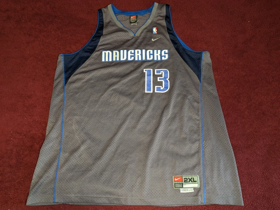 Camiseta vintage Nike Team Dallas Mavericks #13 Nash para hombre XXL+2 azul NBA  Foto 1 de 4