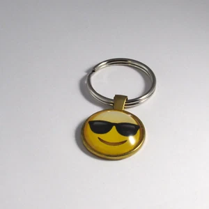 Sunglasses Emoji Keychain - Picture 1 of 1
