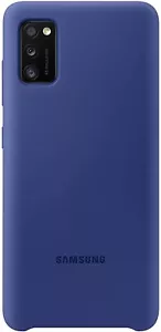 Samsung Galaxy A41 Blue Silicone Cover Soft Case EF-PA415TLEGEU - Picture 1 of 3