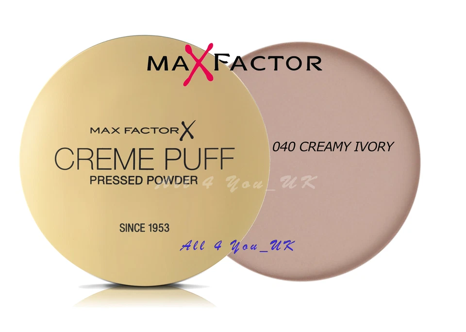 Max Factor Creme Puff Compact Powder - 40 CREAMY IVORY - Image 1 of 1