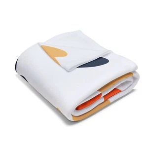 Halloween Hearts - Arctic Fleece Blanket - White - Picture 1 of 13