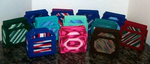 NEU EINZIGARTIG Handgefertigt 7 Stck. UNTERSETZER SET Untersetzer Sets Verschiedene Farben Verfügbar  - Bild 1 von 12