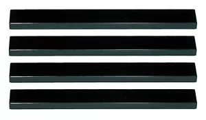 Mattone Lego mancante 4162 nero x 4 piastrelle 1 x 8 - Foto 1 di 2