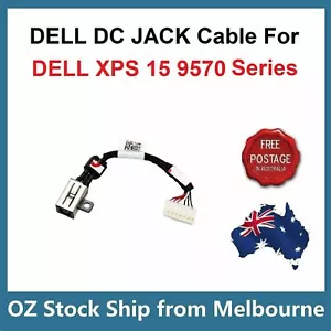 DC Power Input Jack Socket Charger Port Cable For Dell XPS 15 9570 P56F P56F002 - Picture 1 of 5