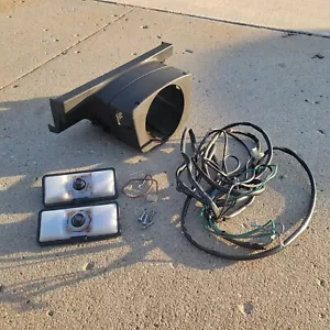 Volvo 262 C Bertone Vanity Light Kit & Bezel W/ Switch 262C Coupe 240 Complete - Picture 1 of 20
