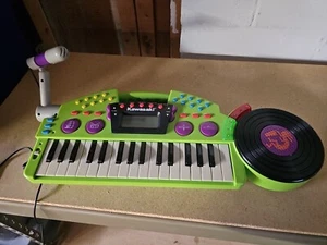 Kawasaki Music Piano Keyboard Turntabl Microphone Kids Vintage Tested Working - Picture 1 of 6