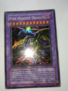 Yugioh Five-Headed Dragon SD09-ENSS1 Dinosaur's Rage Limited Edition - Bild 1 von 3