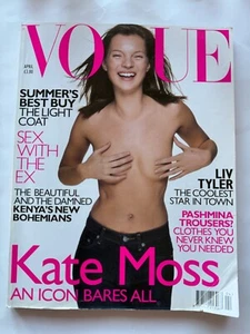 VOGUE Magazine April 1999 'Kate Moss Bares All' Liv Tyler - Picture 1 of 4