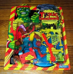 Vintage 1990 Playmates Toxic Crusaders Junkyard Unpunched Action Figure NIP MOC - Picture 1 of 4