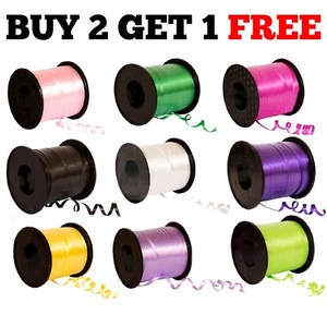 BALLOON CURLING RIBBON 500 METERS FOR PARTY GIFT WRAPPING BALLOONS STRING TIE UK - Picture 1 of 46