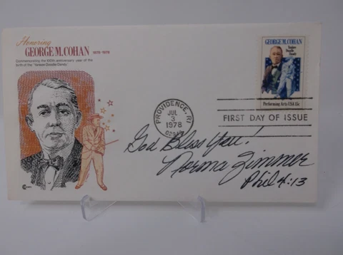 NORMA ZIMMER Lawrence Welk Show Autographed First Day of Issue Envelope JSA COA Cover