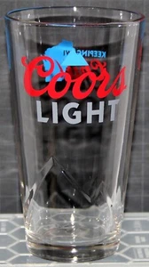 COORS BREWING CO., GOLDEN, CO. Doppia faccia A.C.L." VETRO PINTA COORS LIGHT" - Foto 1 di 6