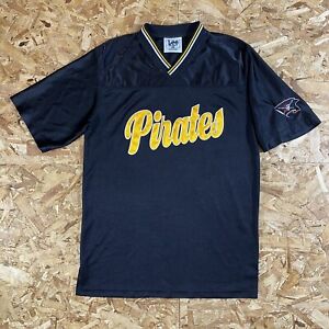 Maillot vintage années 90 Lee Sport Pittsburgh Pirates en maille noir taille M