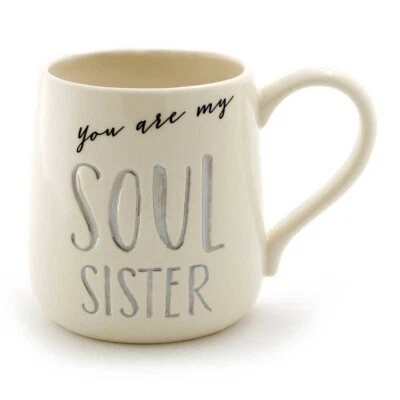 Caneca de café You Are My Soul Sister Department 56 Enesco Our Name is Mud 6000526 - Imagem 1 de 2