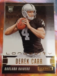 2014 Rookies & Stars DEREK CARR Longevity RC #131 - Picture 1 of 1