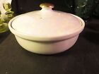 Pearl Luster Covered Casserole 7-3/4” Ohio Made in U.S.A. 
