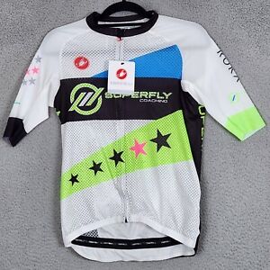 CASTELLI Cycling Jersey Mens Size XL Multicolor Long Sleeve Full Zip Shirt NWT