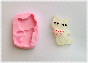 stampo in gomma per fimo cernit gattino 2,3x1,5 cm - Picture 1 of 1
