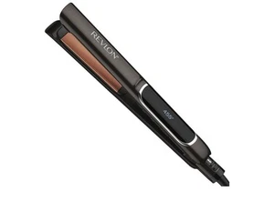 Revlon Copper Smooth Hair Flat Iron Frizz Control for Fast and Shiny Styles, 1" - Picture 1 of 6