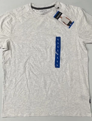 Camiseta KENNETH COLE Para Hombres Mezcla de Algodón Orgánico Cuello Redondo GRANDE GRIS CLARO Elástica Foto 1 de 4