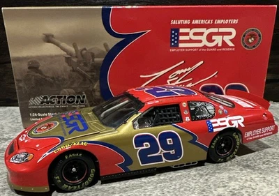 Tony Stewart #29 2004 ESGR Marines 1/24 acción RCCA Club NASCAR diecast Foto 1 de 4