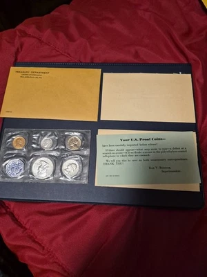 1958 Proof set Original Envelope 90% Silver US Mint - 5 Coins - Image 1 of 4
