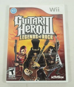 Guitar Hero III: Legends of Rock (Nintendo Wii, 2006) CIB Complete Manual - Picture 1 of 5