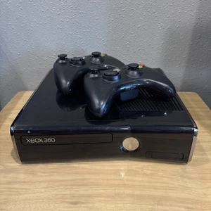 Microsoft Xbox 360 S Slim 250GB 1439 Console OEM Tested Working - Picture 1 of 10