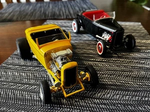 Lot of (2) 1/18 SCALE DIECAST FORD STREET ROD ERTL AMERICAN MUSCLE - Picture 1 of 10