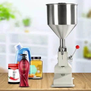 5-50ml A03 Liquid Filling Machine Manual Cream Paste Water Filler Stainless 304 - Imagen 1 de 7