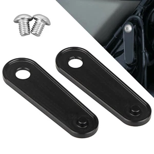 Rear Passenger Floorboard Plates For Harley Touring Road King Electra Glide FLHT - Picture 1 of 15