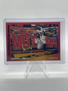 2023 Rookies & Stars Football DK Metcalf Red Man In Motion No. MM-10 Seahawks - Picture 1 of 2