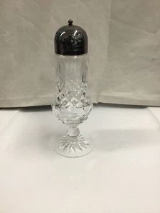 Vintage Signed WATERFORD CRYSTAL "LISMORE" Salt/Powdered Sugar MUFFINEER SHAKER - Picture 1 of 12
