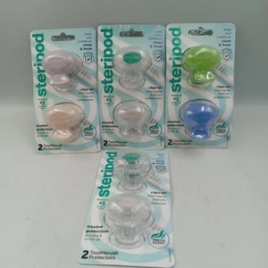Durable BPA-Free 8 Pack Clip-On Toothbrush Protectors with Freshness.....43 - Picture 1 of 7