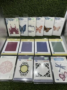 14 Quickutz Die Diff Themen/Größen dünnes Metall Scrapbooking Kartenherstellung * wenige benutzt - Bild 1 von 14