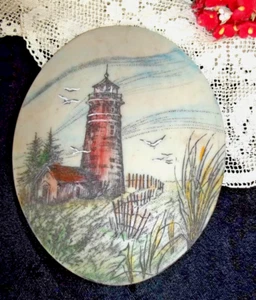 Faro grabado original Vicki Dibben grabado años 60-70 firmado - Imagen 1 de 8