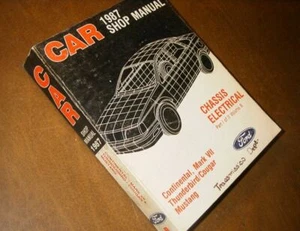 Ford Mustang Lincoln T-Bird Cougar 1987 chasis manual - Imagen 1 de 1