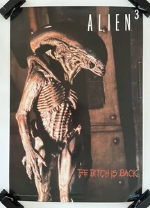 Vintage Alien 3 B$tch Is Back Movie Poster 90s Sci-fi Fantasy 1992 Pinup - Picture 1 of 8