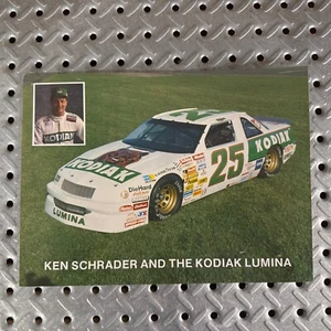 1992 #25 Ken Schrader Racing Photo Card 8” x 10” - Picture 1 of 2