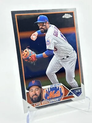 2023 Topps Chrome Update USC149 Luis Guillorme - New York Mets  MLB - Image 1 of 2