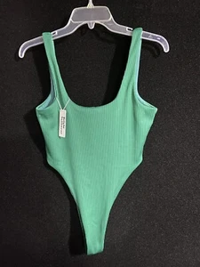 Bright Swimwear NWT One Piece Green Swimsuit Large - Picture 1 of 3