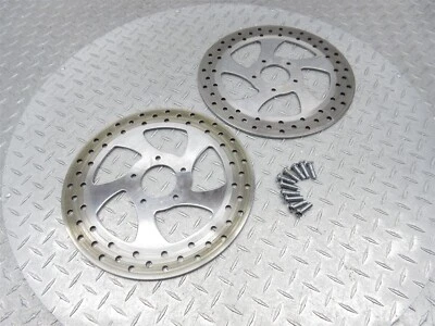 2016 14-16 Harley Davidson Street Glide FLHXS Left Right Front Brake Rotor Disc - Image 1 of 4