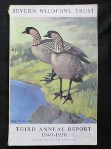 SIGNED; PETER SCOTT - 1949-50 Severn Wild Fowl [ Wildfowl ] Trust Annual Report - Picture 1 of 18