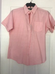 NWT WOMENS BOUNDARY WATERS  Sz 15/16 SHORT SLEEVE PINK SHIRT - Foto 1 di 12