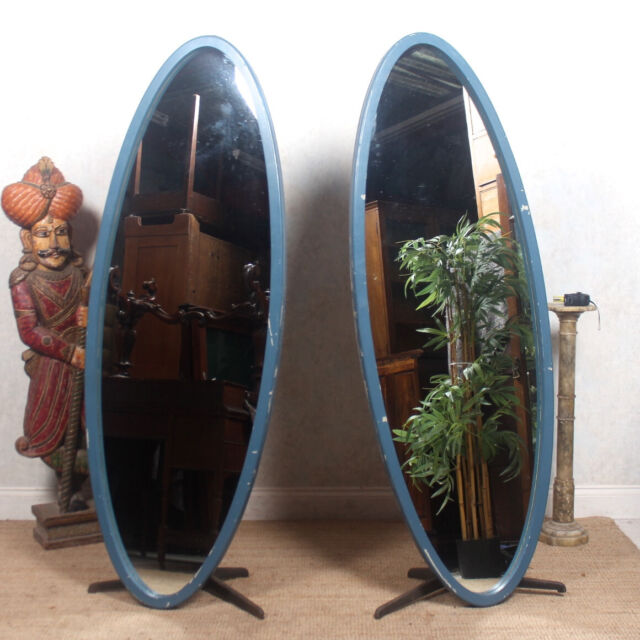 Moderno Espejo de pie con Marco de Madera Maciza con Perchero para  Dormitorio de Cuerpo Completo, Es…