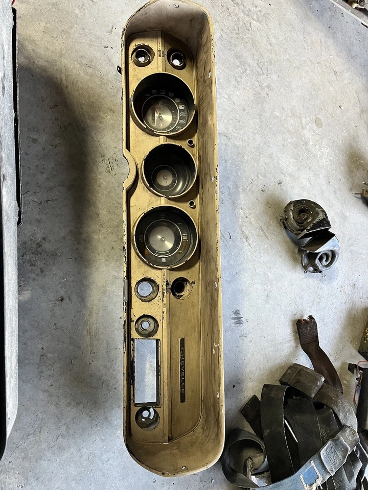 1965 Chevrolet Chevelle приборной панели, приборной панели, оригинал, GM - Изображение 1 из 2