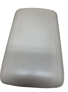 2003-2006 FORD EXPEDITION CENTER CONSOLE ARM REST LID TAN LEATHER OEM USED - Picture 1 of 7